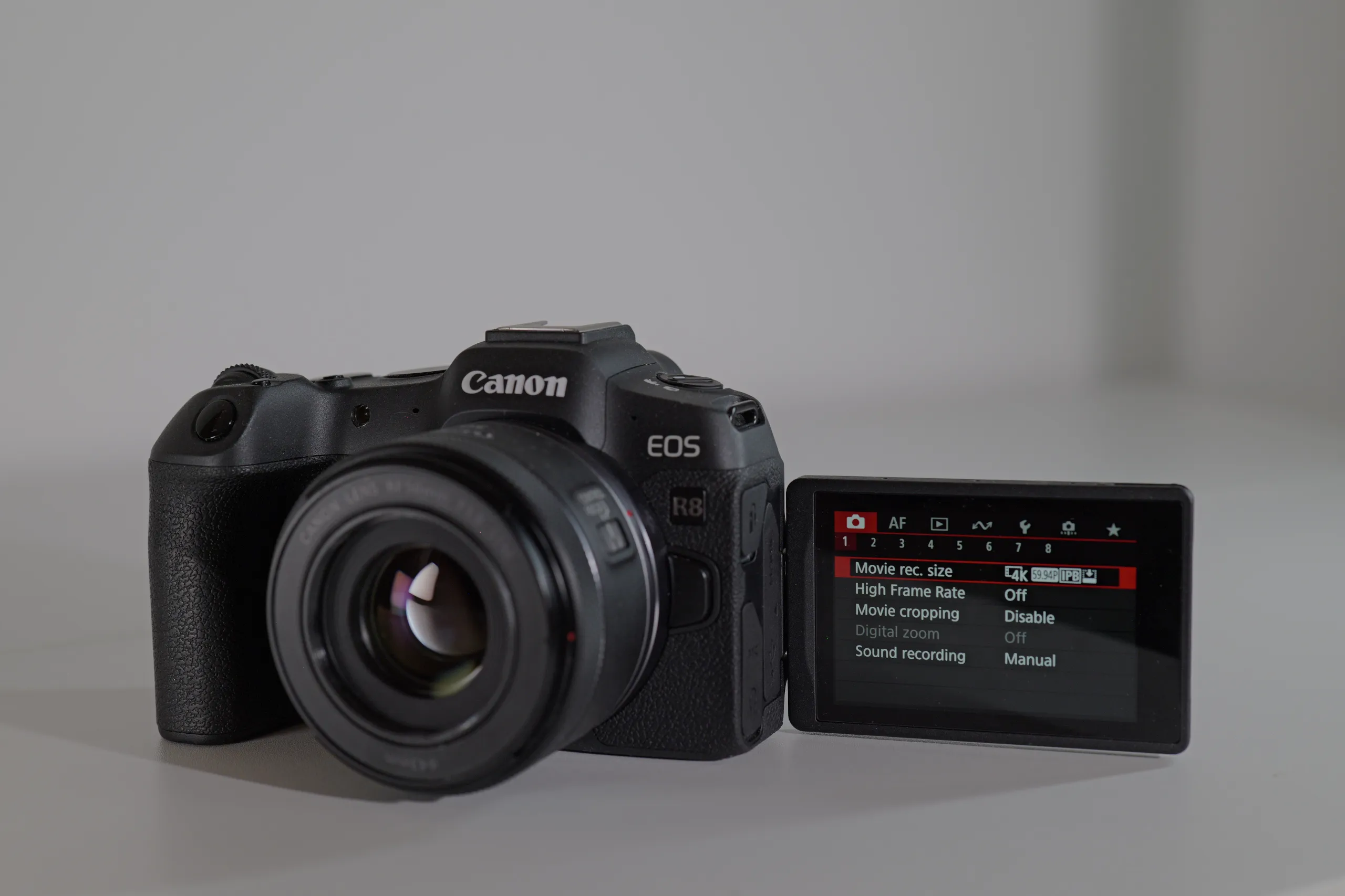 Canon EOS R8 content creator camera
