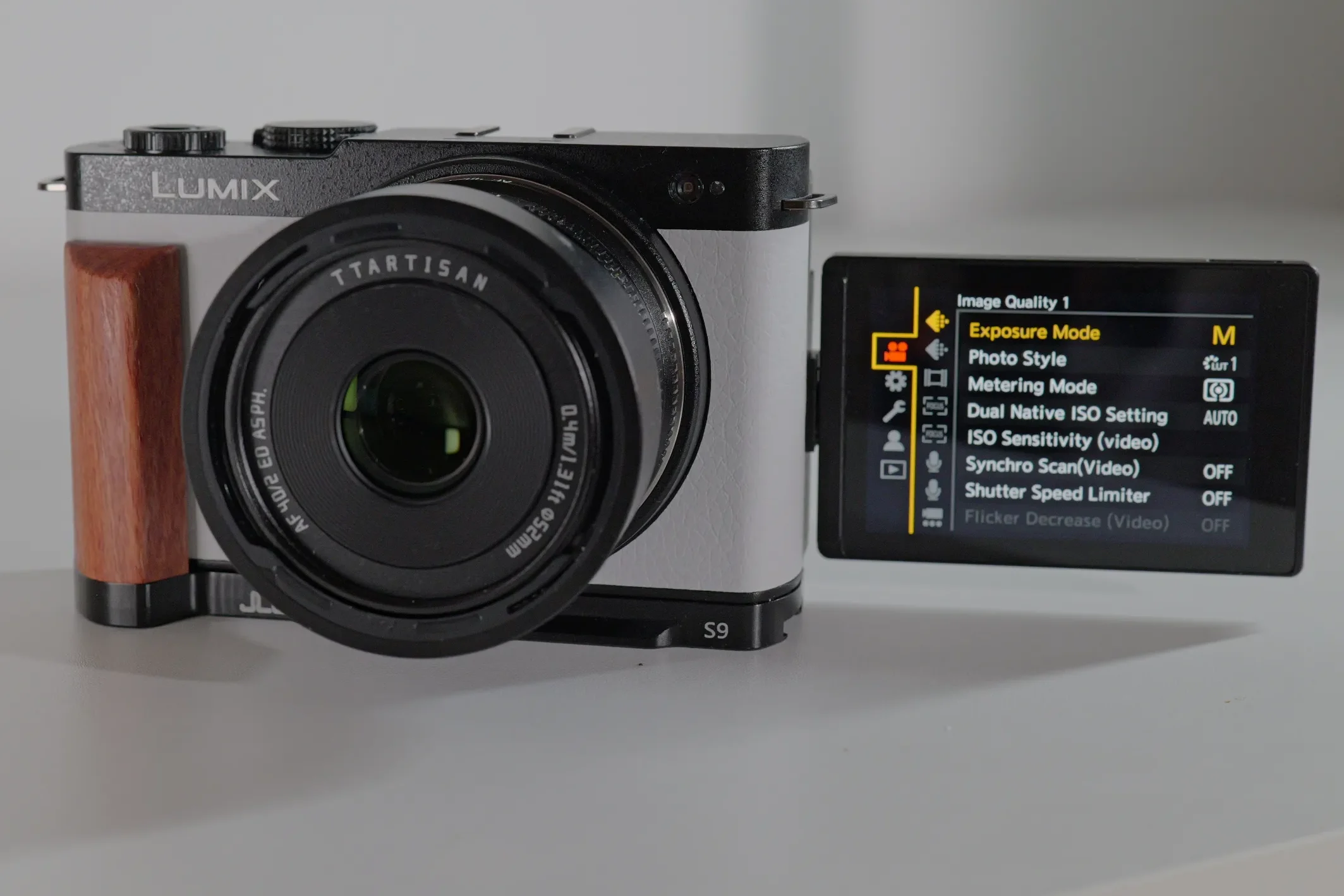 Lumix s9 menu edited